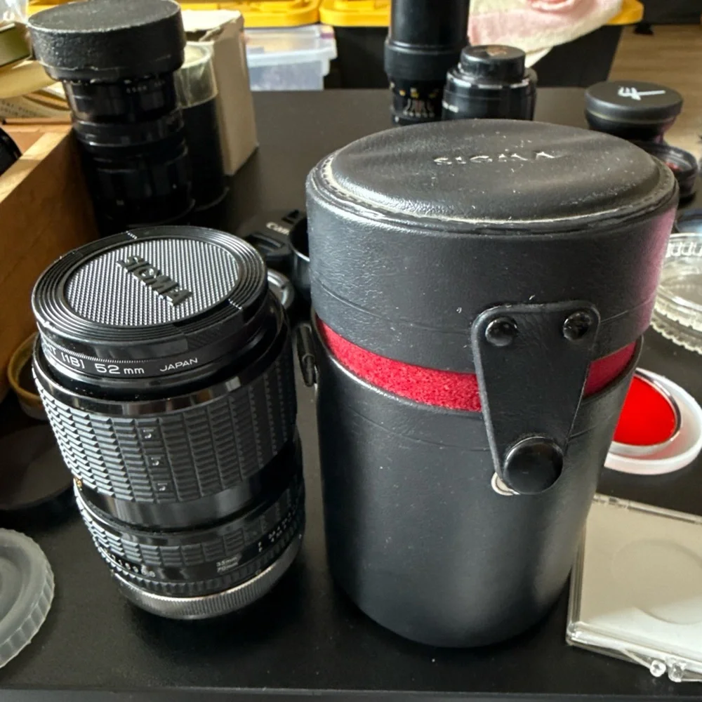 Sigma Beauty Black Camera Lens with Case